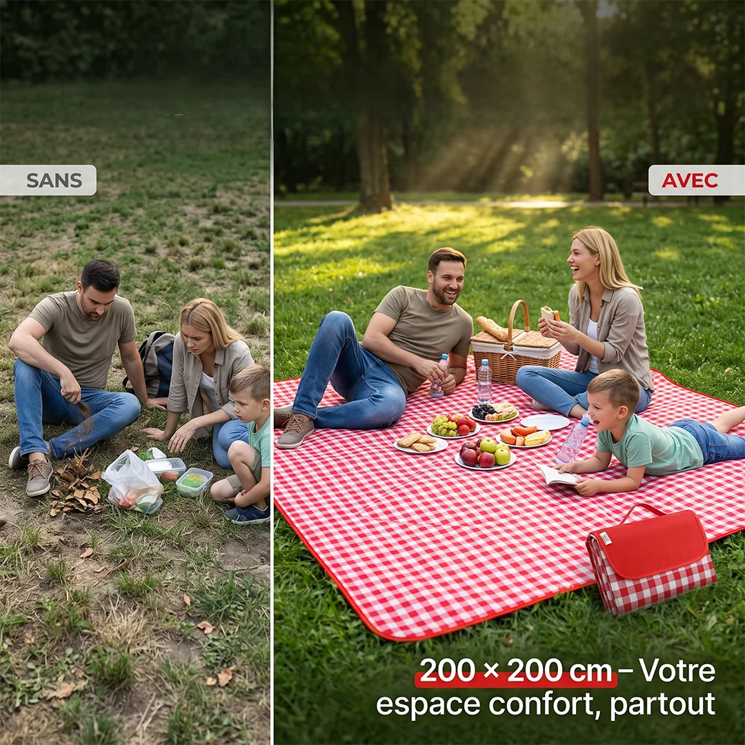 Tapis de Pique-Nique XL 200x145cm - photo 4